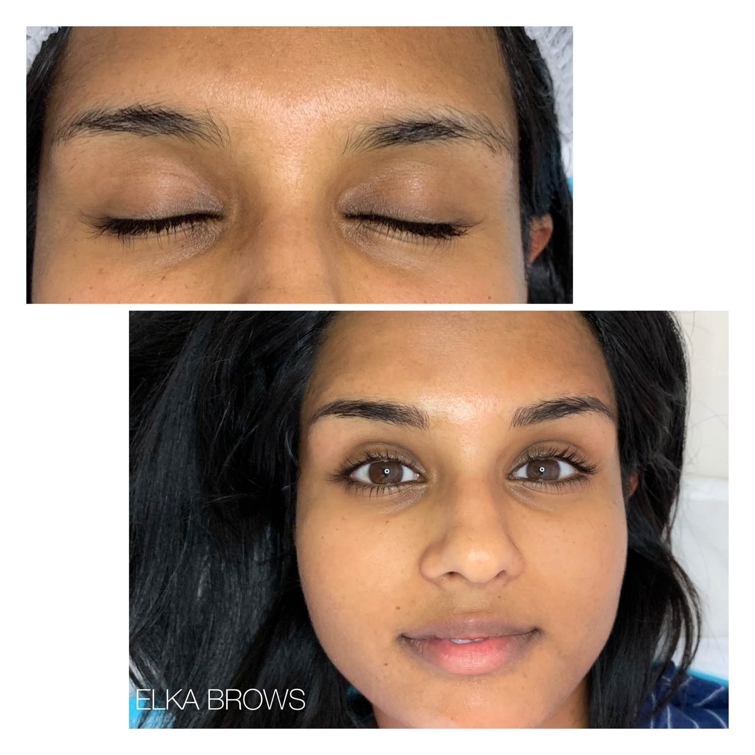 nano brows before and after
