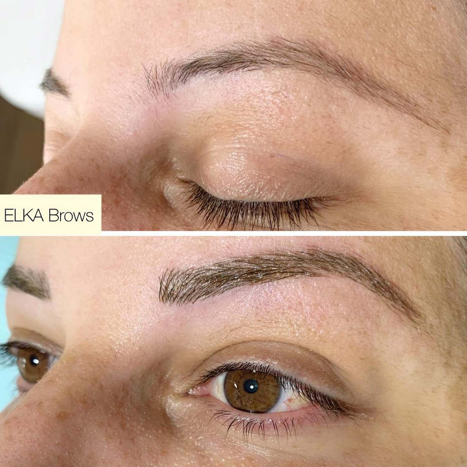 nano brows before & after