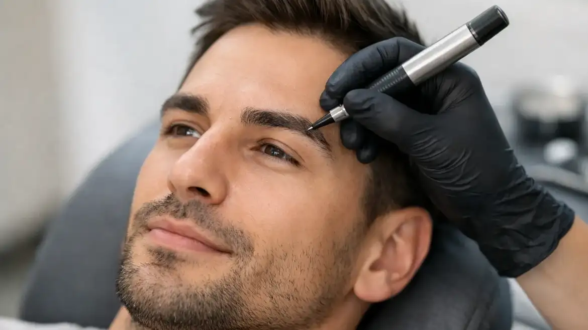 Men’s Brow Tattooing for Natural Definition