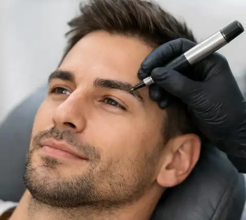 Men’s Brow Tattooing for Natural Definition