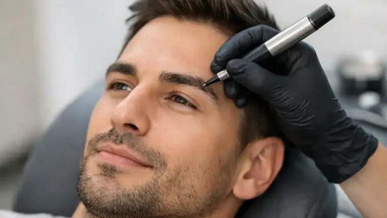 Men’s Brow Tattooing for Natural Definition