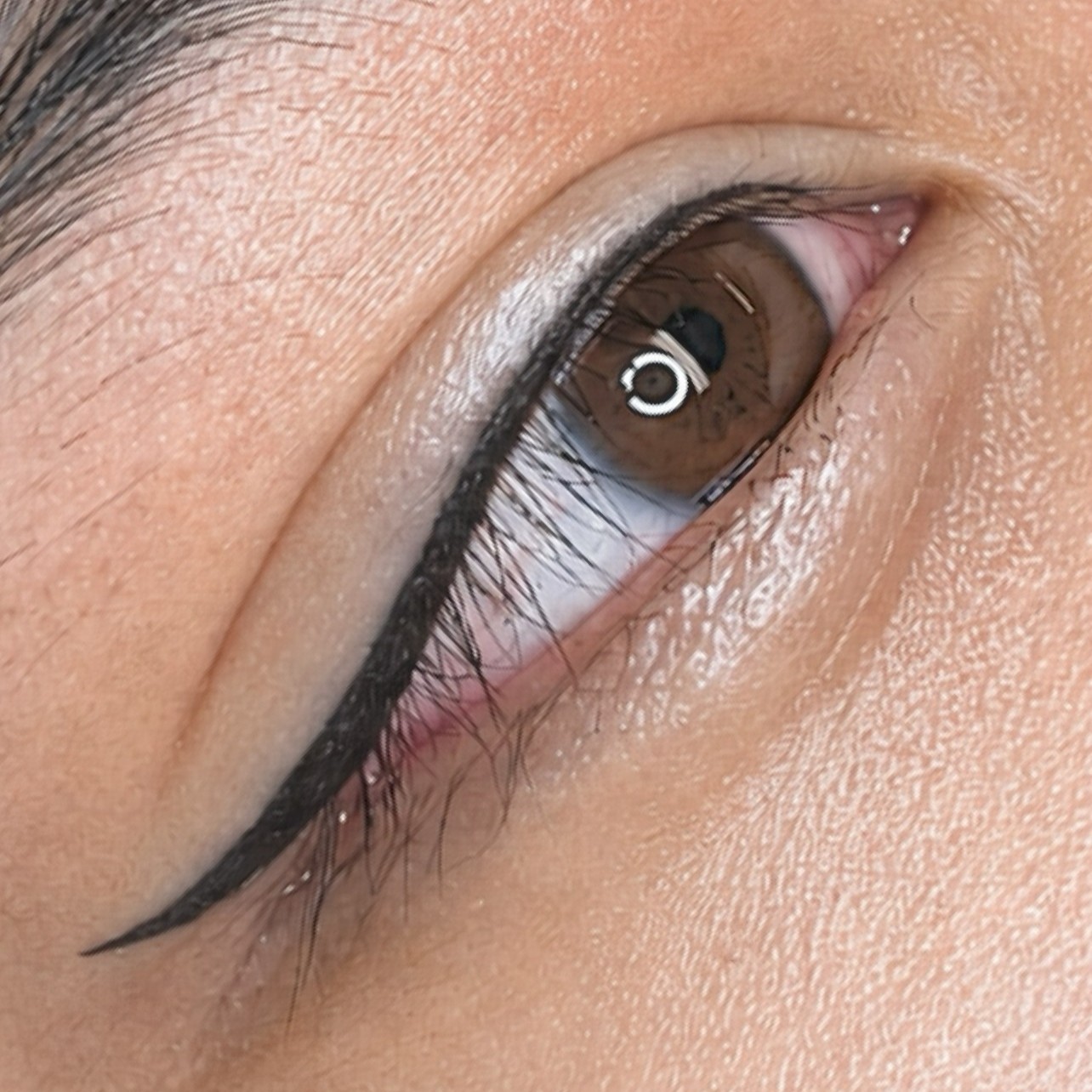 Classic eyeliner tattoo designed for Asian eye shape at ELKA CLINIC Perth