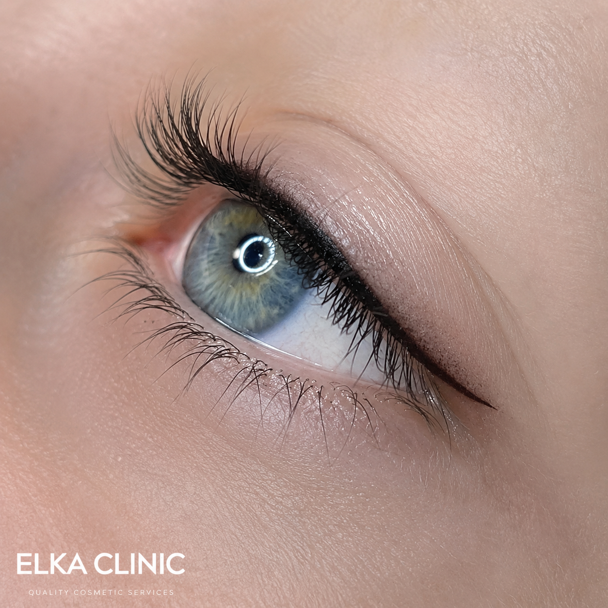 Classic eyeliner tattoo healed result on an ELKA CLINIC client in Perth
